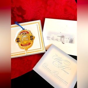 White House Christmas Ornament: Chester Arthur Wreath Tiffany Portico c. 2006